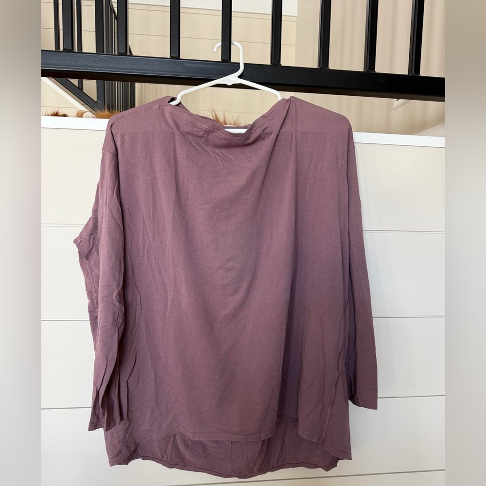 lululemon athletica Long Sleeve Top in Dusty Rose